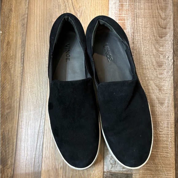 Vince Warren Black Slip-On Platform Sneakers - Picture 2 of 7
